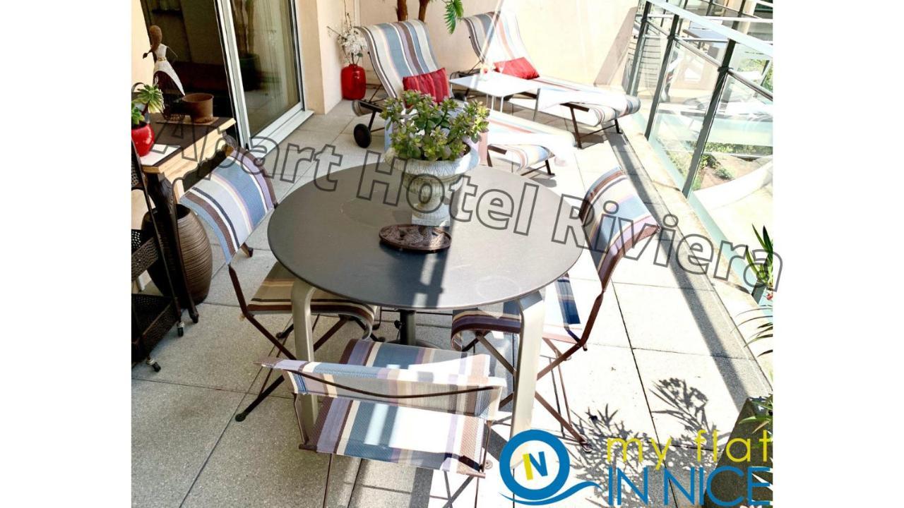 Aparthotel Riviera - Coeur Nice - Grand Superieur Studio Ac - Incroyable Terrasse - Garden View - Terrasse Jardin Pastorelli 1 Exteriör bild